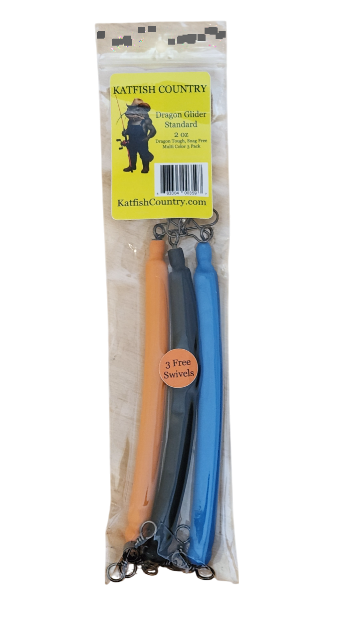 Katfish Country Dragon Gliders Fishing Lures Pack for Catfish