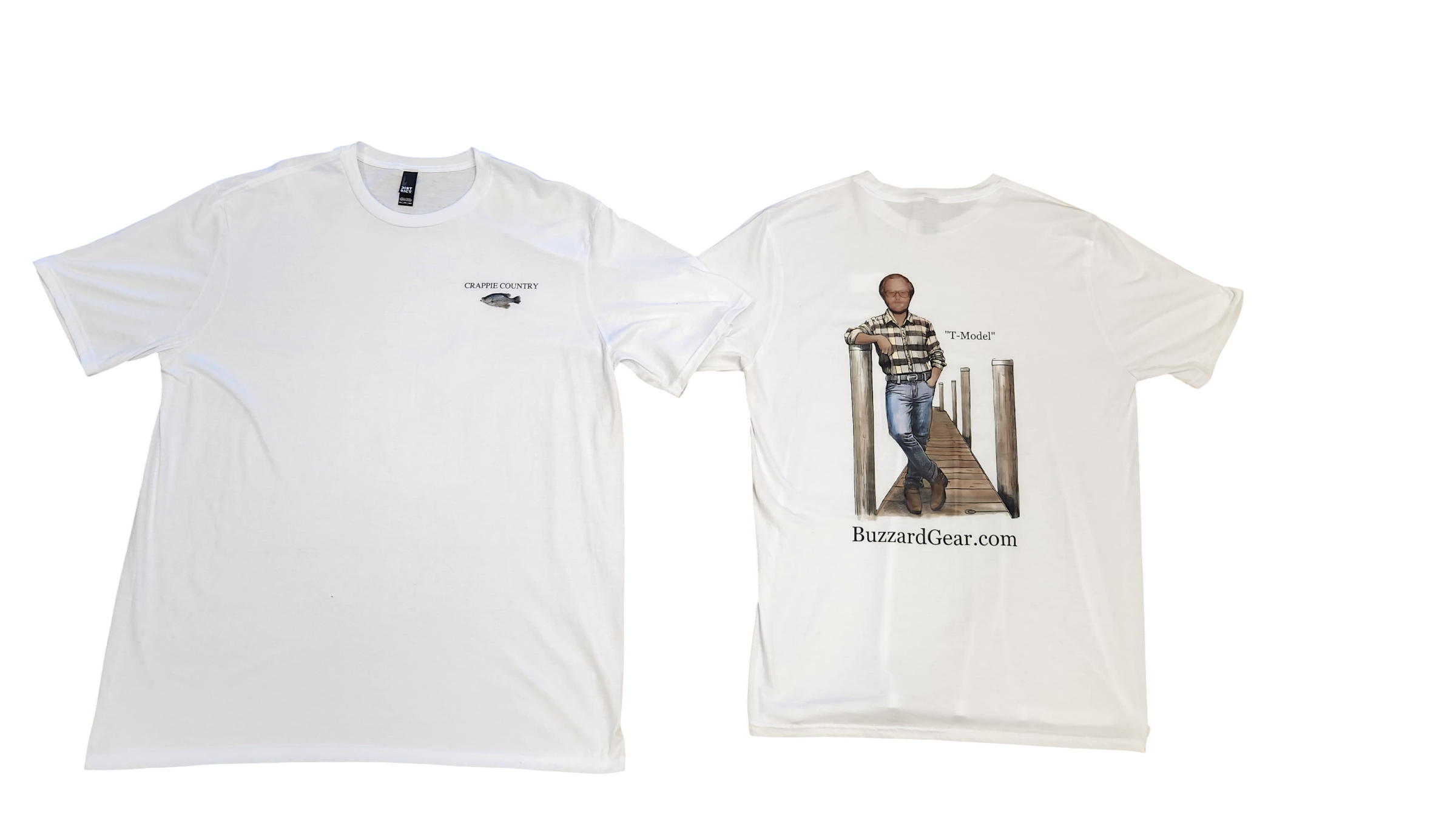 Crappie Country “T-Model” Dock Scene T-Shirt
