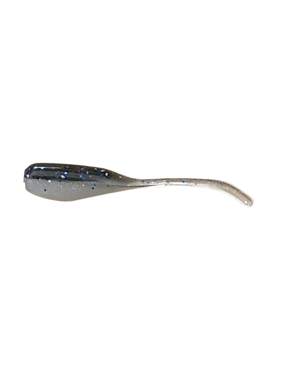 Crappie Country Shad 2 inch soft plastic in blue thunder
