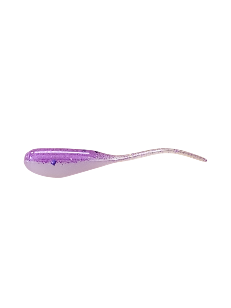 Crappie Country Shad 2 inch soft plastic in plum dazzle