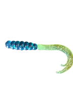Crappie Country WOW Grub 2 inch curly tail soft plastic in twilight junebug