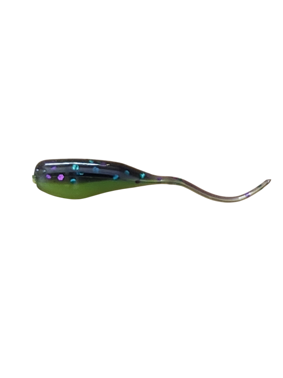Crappie Country Shad 2 inch soft plastic in junebug pie