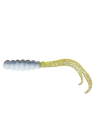 Crappie Country WOW Grub 2 inch curly tail soft plastic in love potion