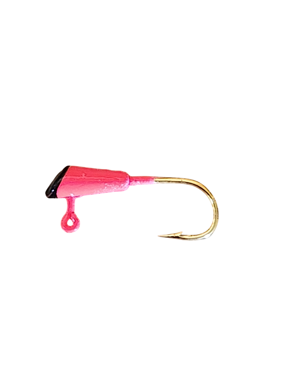 Crappie Country Drone jig head, black, pink