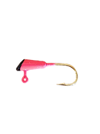 Crappie Country Drone jig head, black, pink