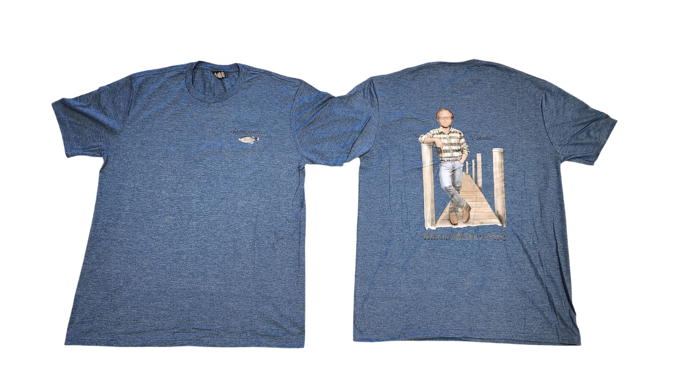 Crappie Country “T-Model” Dock Scene T-Shirt