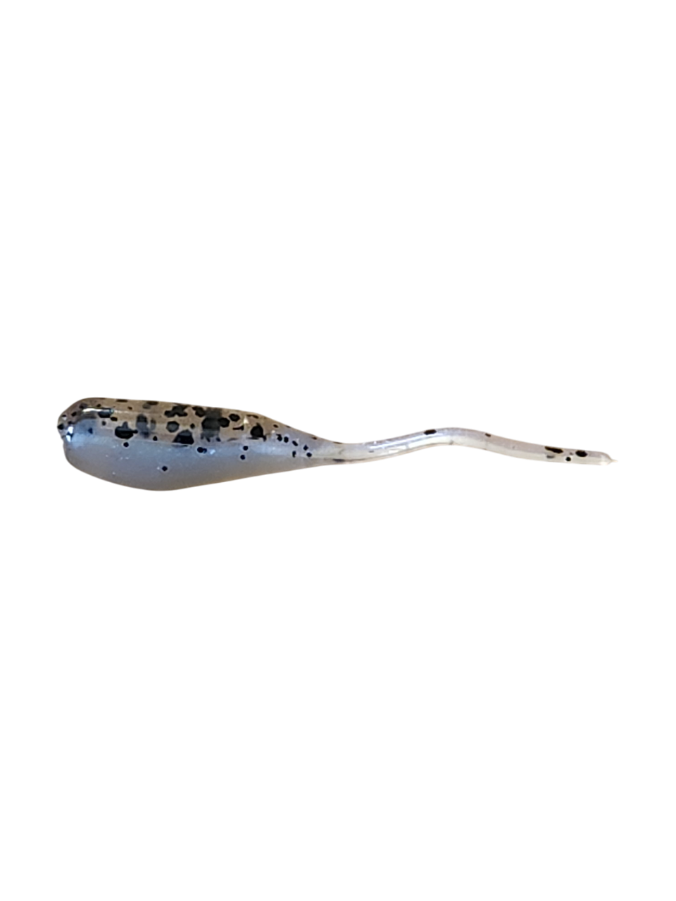 Crappie Country Shad 2 inch soft plastic in blue ice