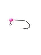 Crappie Country ball jig head, hot pink, 1/16 oz