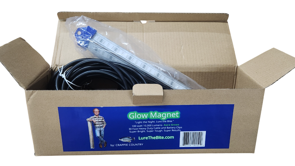 Crappie Country Glow Magnet LED fishing light, 6,000 lumens