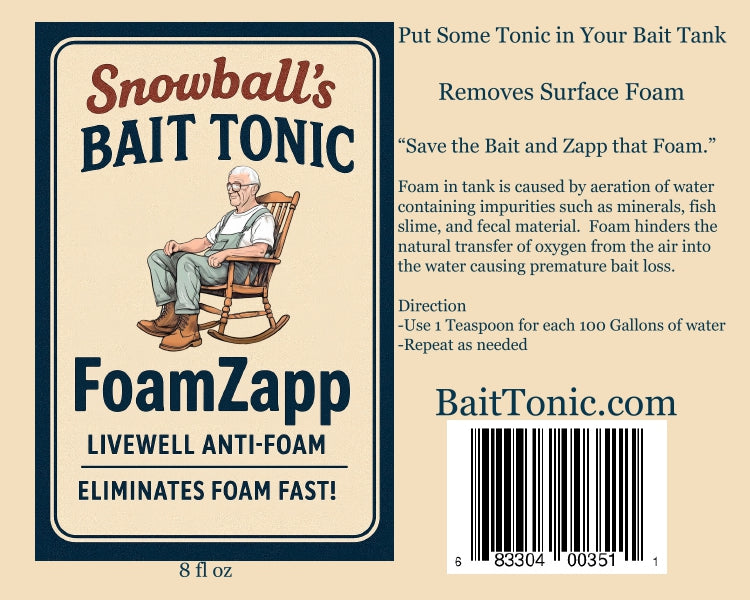 Snowball's Bait Tonic FoamZapp